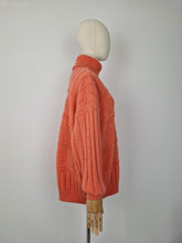 Load image into Gallery viewer, Vintage coral wool jumper
