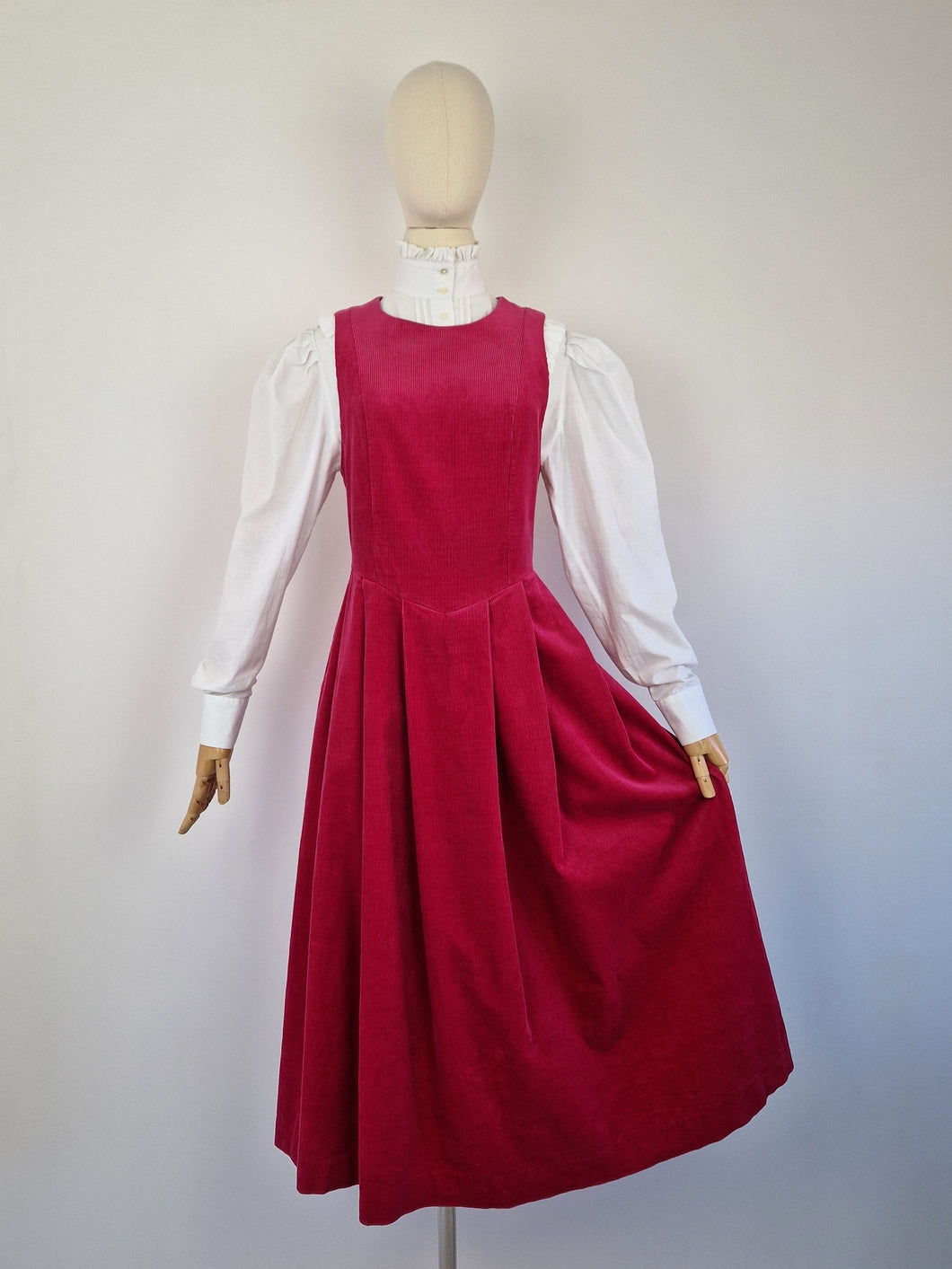 Vintage 80s Laura Ashley corduroy dress