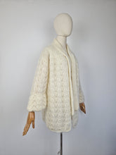 Load image into Gallery viewer, Vintage 70s mohair and wool cardigan
