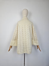 Load image into Gallery viewer, Vintage 70s mohair and wool cardigan

