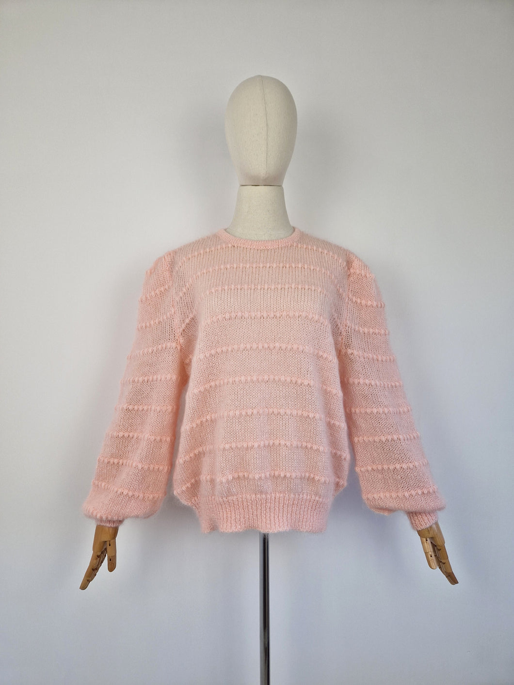Vintage pink mohair jumper