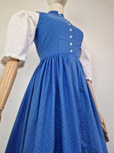 Load image into Gallery viewer, Vintage 80s Austrian dirndl ditsy dress
