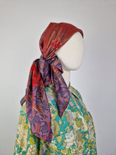 Load image into Gallery viewer, Preloved silk scarf
