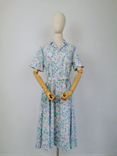 Load image into Gallery viewer, Vintage 80s pastel cotton dress
