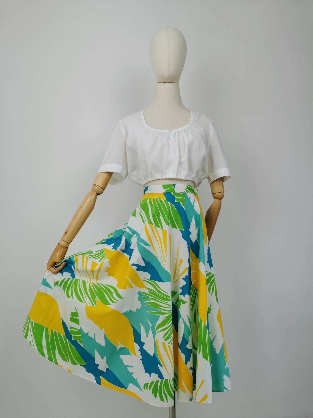 Vintage 80s cotton skirt
