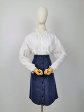 Load image into Gallery viewer, Vintage 80s denim skirt
