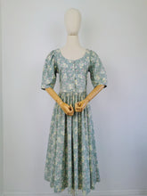 Load image into Gallery viewer, Vintage Laura Ashley sage dress
