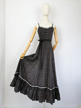 Load image into Gallery viewer, Vintage 70s Betty Barclay prairie dress
