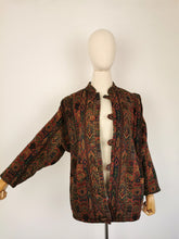 Load image into Gallery viewer, Vintage tapestry bohemian jacket
