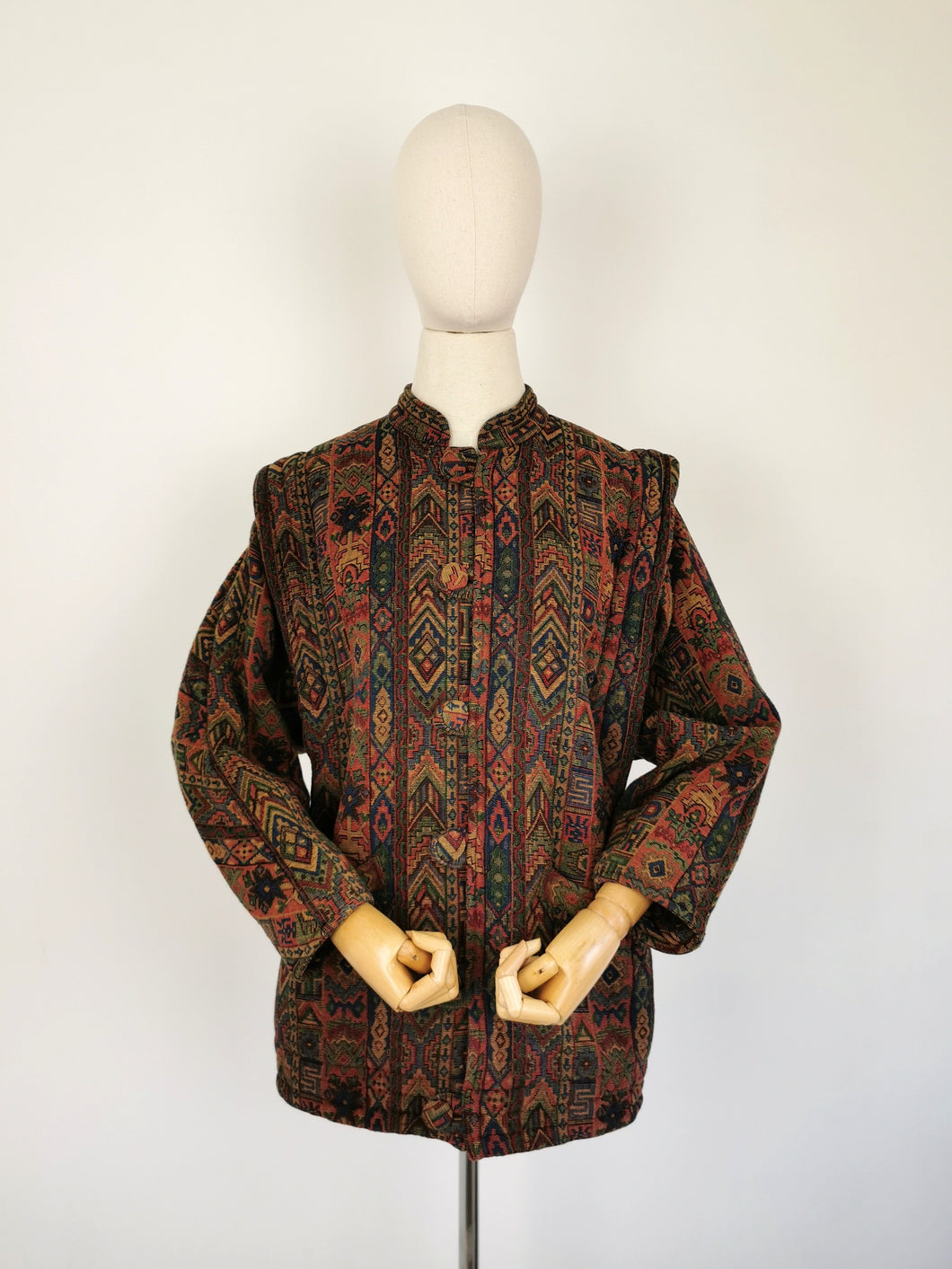 Vintage tapestry bohemian jacket