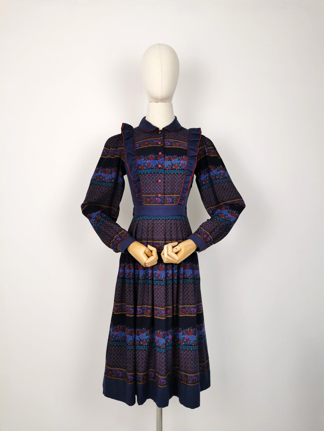 Vintage ruffle prairie dress