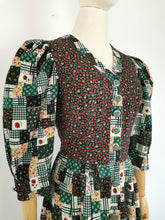 Load image into Gallery viewer, Vintage Austrian patchwork dress
