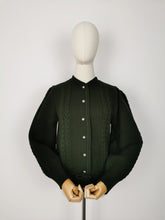 Load image into Gallery viewer, Vintage Austrian puff sleeve cardigan
