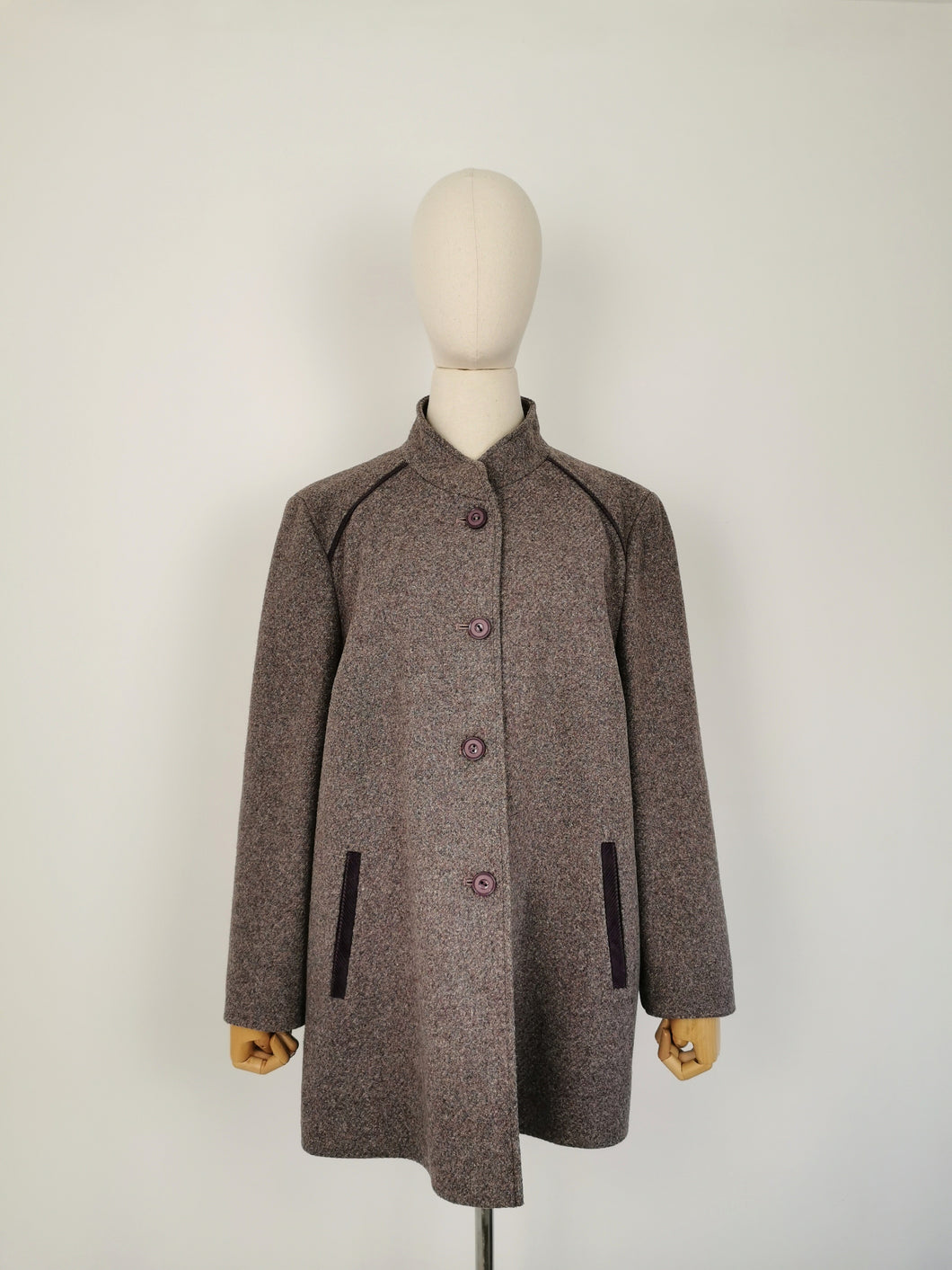 Vintage lilac pea coat