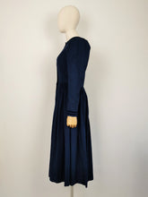 Load image into Gallery viewer, Vintage Austrian puff sleeves dress
