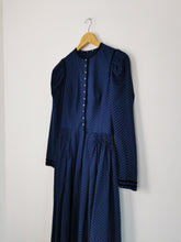 Load image into Gallery viewer, Vintage Austrian puff sleeves dress
