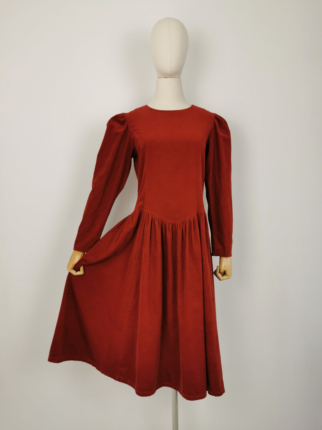 Vintage Laura Ashley corduroy dress