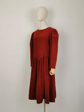 Load image into Gallery viewer, Vintage Laura Ashley corduroy dress
