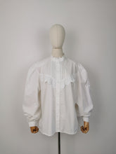 Load image into Gallery viewer, Vintage puff sleeve blouse
