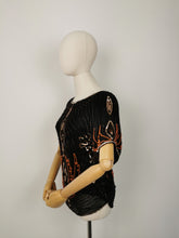 Load image into Gallery viewer, Vintage Frank Usher sequins silk blouse
