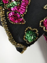 Load image into Gallery viewer, Vintage rainbow sequins blouse
