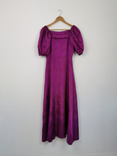 Load image into Gallery viewer, Vintage 80s lilac petrol dress
