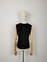Load image into Gallery viewer, Vintage sequins waistcoat
