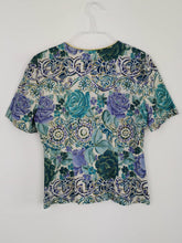 Load image into Gallery viewer, Vintage 80s floral blouse
