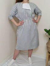 Load image into Gallery viewer, Vintage 90s pastel striped dress
