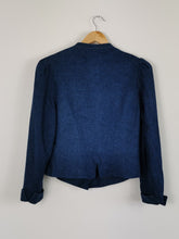 Load image into Gallery viewer, Vintage navy Tyrolean blazer
