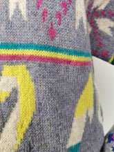 Load image into Gallery viewer, Vintage funky print jumper

