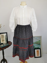Load image into Gallery viewer, Vintage  broderie anglaise cotton blouse
