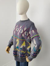 Load image into Gallery viewer, Vintage funky print jumper
