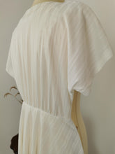 Load image into Gallery viewer, Vintage 70s white maxi dress

