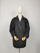Load image into Gallery viewer, Vintage  basket weave wool coat
