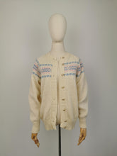 Load image into Gallery viewer, Vintage 90s cream cardigan
