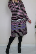Load image into Gallery viewer, Vintage 60s houndstooth dress
