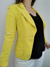 Load image into Gallery viewer, Vintage 70s yellow blazer
