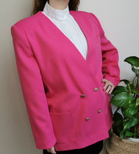 Load image into Gallery viewer, Vintage 90s pink blazer
