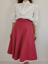 Load image into Gallery viewer, Vintage 70s prairie skirt
